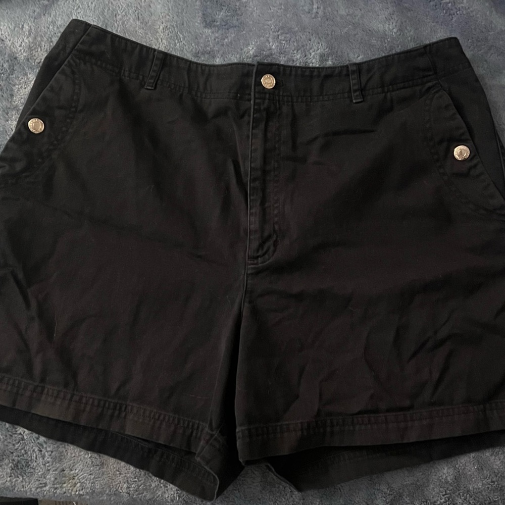 Lauren Ralph Lauren Women's Black Shorts 100% Cotton